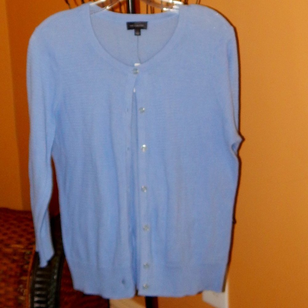 NWT Ladies The Limited Button Front Lightweight Cardigan Shirt - Blouse  Sz L